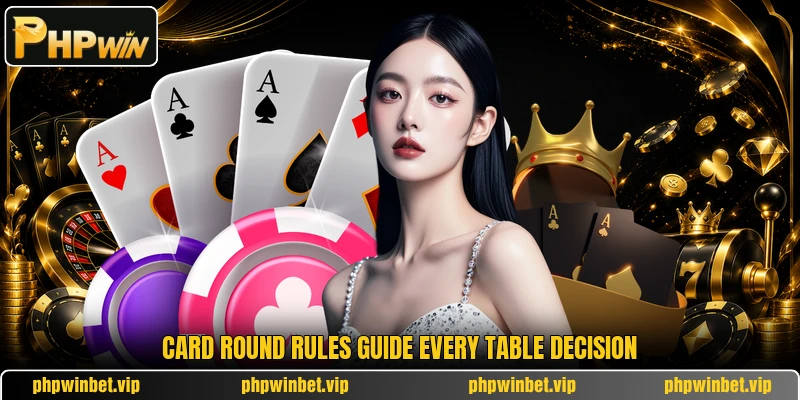 Card round rules guide every table decision