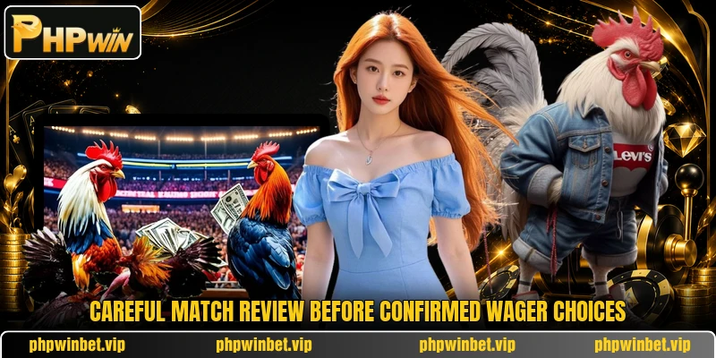 Careful match review before confirmed wager choices Careful match review before confirmed wager choices