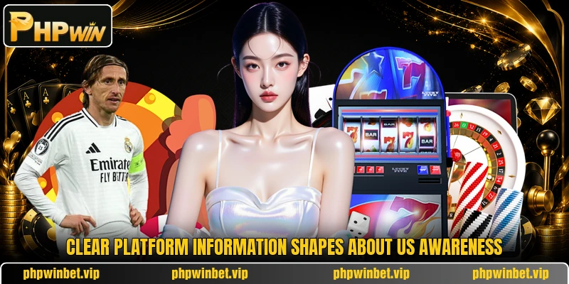 Clear platform information shapes about us awareness