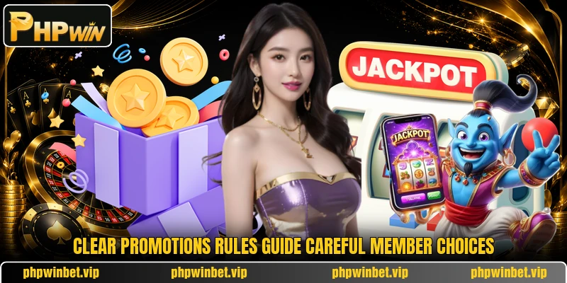 Clear promotions rules guide careful member choices Clear promotions rules guide careful member choices