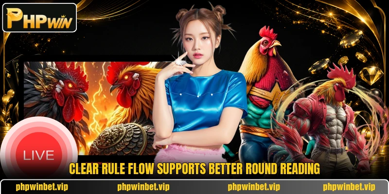 Clear rule flow supports better round reading Clear rule flow supports better round reading