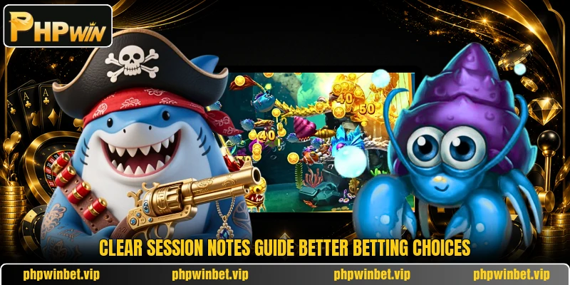 Clear session notes guide better betting choices Clear session notes guide better betting choices