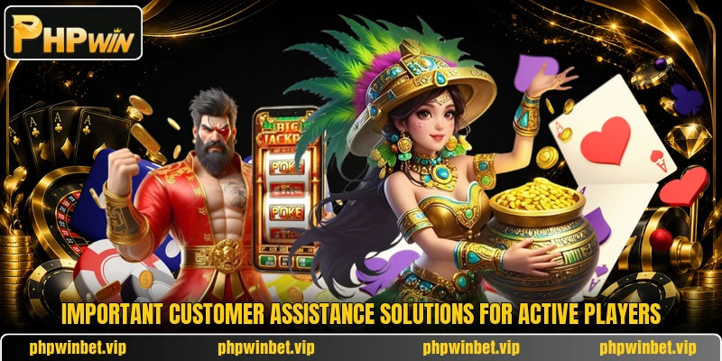 Important customer assistance solutions for active players