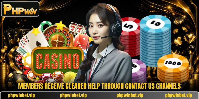 Members receive clearer help through contact us channels Members receive clearer help through contact us channels