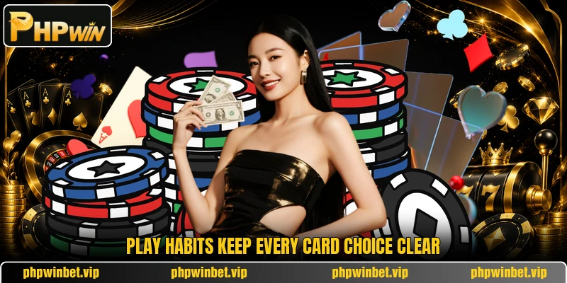 Play habits keep every card choice clear Play habits keep every card choice clear