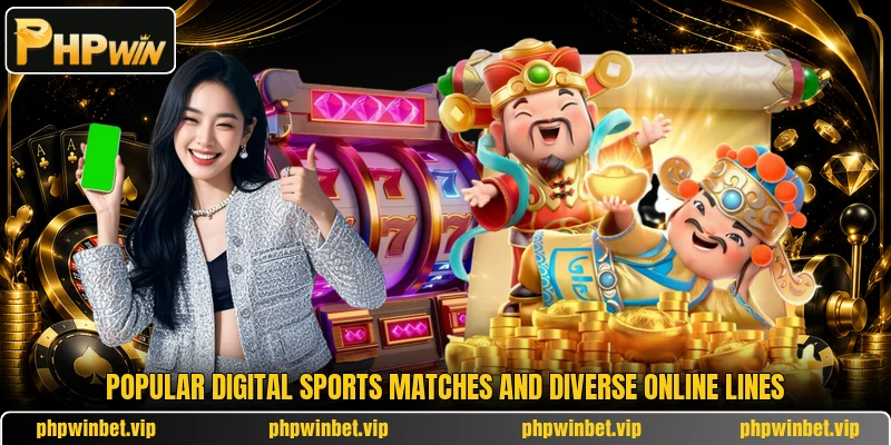 Popular digital sports matches and diverse online lines