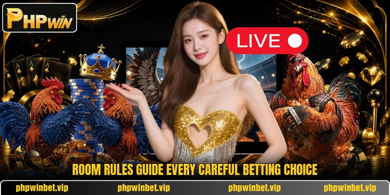 Room rules guide every careful betting choice Room rules guide every careful betting choice