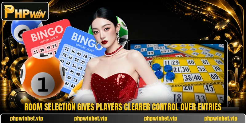 Room selection gives players clearer control over entries Room selection gives players clearer control over entries