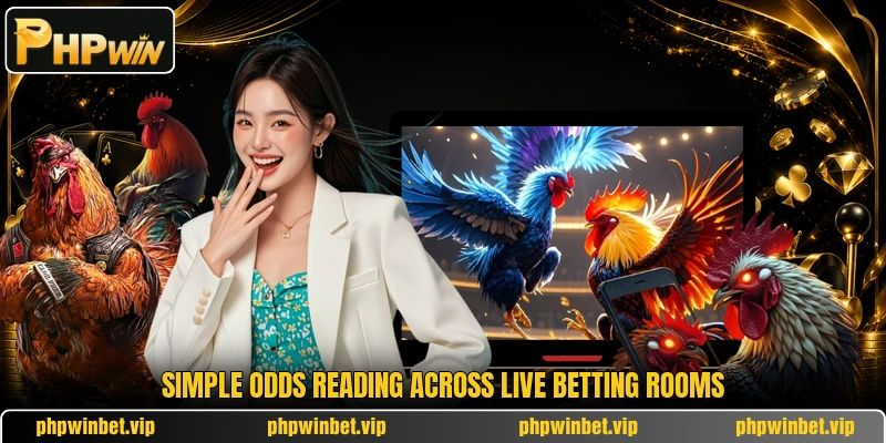 Simple odds reading across live betting rooms Simple odds reading across live betting rooms