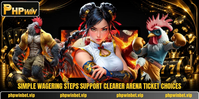 Simple wagering steps support clearer arena ticket choices Simple wagering steps support clearer arena ticket choices